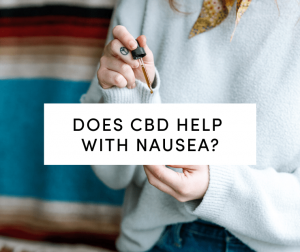 Does CBD help with nausea