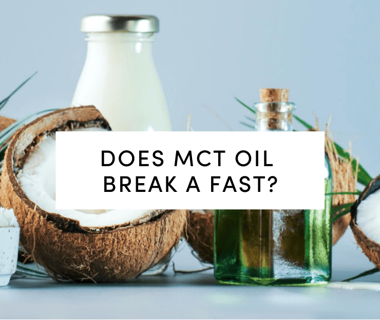MCT oil with coconuts