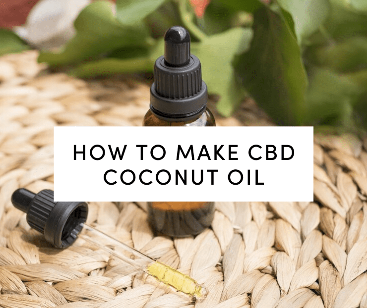 CBD oil tincture on natural background