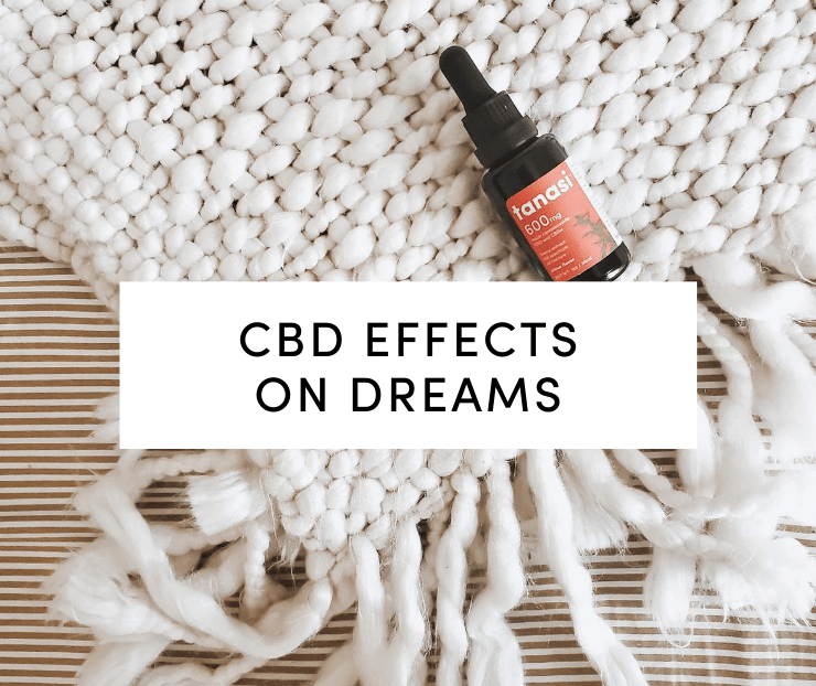 CBD Effects on Dreams: Tanasi CBD Tincture on blanket