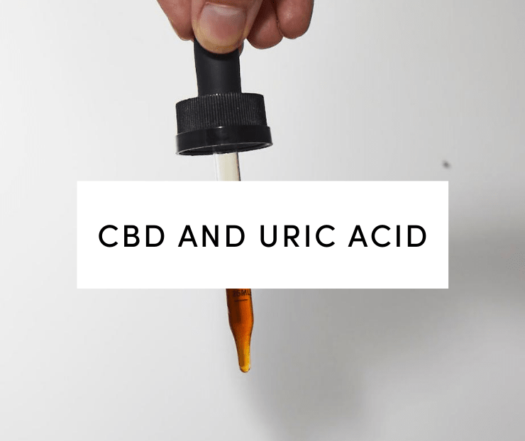 CBD and Uric Acid: CBD Tincture Dropper
