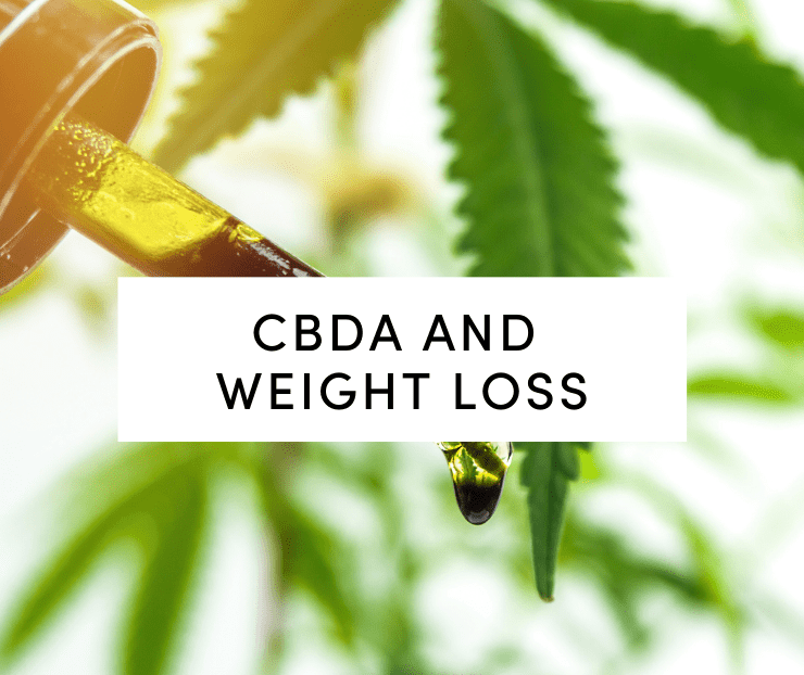 cbda weightloss: cbda tincture and hemp leaf