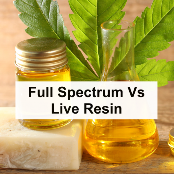 Live Rosin vs Live Resin Cannabis Concentrates Full Spectrum CBD