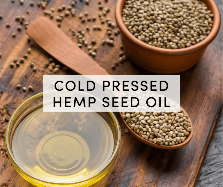 cold pressed hemp seed oil