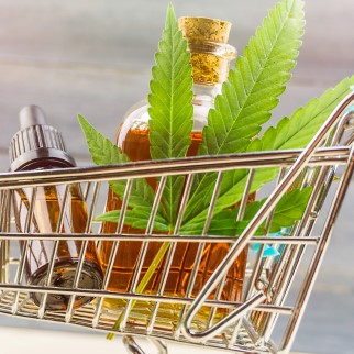Why CBD Potency Matters - mini market cart full of cbd products