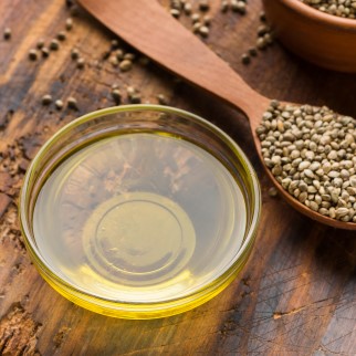 Hemp Seed Massage Oil - hemp seeds and hemp seed oil