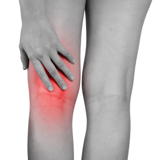 THC for Inflammation - inflammed knee