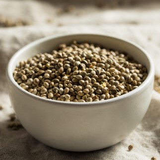 Eating Hemp Seeds - a bowl of hemp seeds a day keeps the doctor away (not medical advise in any way)