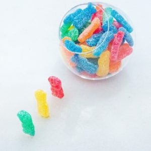 CBD Gummies in a bowl