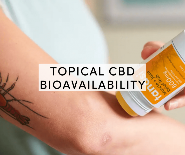 topical cbd bioavailability