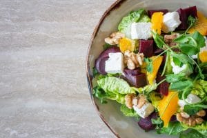 Hemp leaf salad THCA source