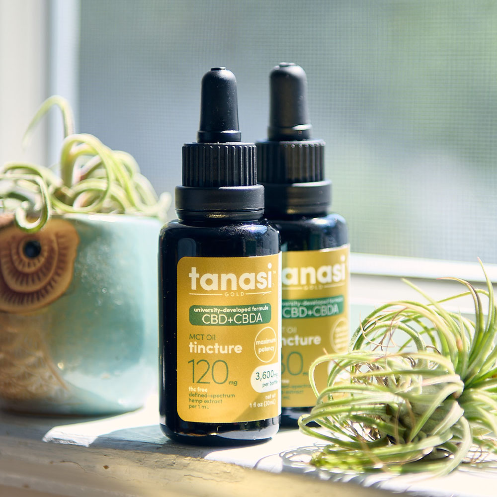 CBD+CBDA 1:1 GOLD Tinctures | University Developed | Tanasi