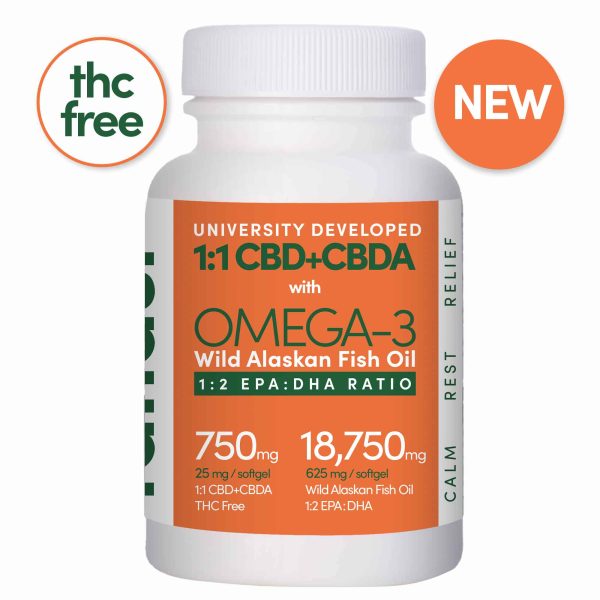 CBD+CBDA Omega-3 Softgel