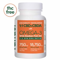 CBD+CBDA Omega-3 Softgel