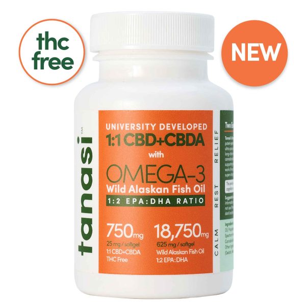 CBD+CBDA Omega-3 Softgel