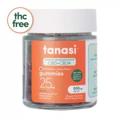 CBD+CBDA Gummies - Strawberry + Yuzu